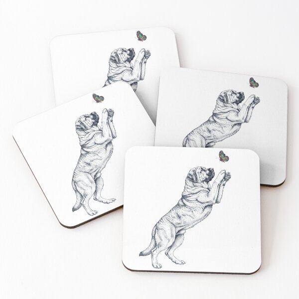 Item preview, Vintage Spanish Mastiff with Butterfly Dog Mom Owner designed and sold by TerryConnells.