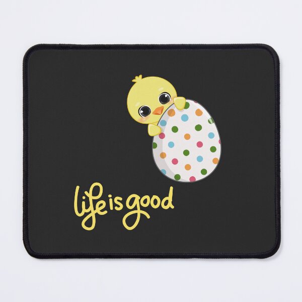 Item preview, Positive vibe good quote life is good chicken Life Is Good Cute Baby Chick Easter Illustration – Kawaii Spring Chicken Design designed and sold by JessLamunn89.