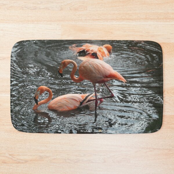Item preview, Flamingo's Bath Time designed and sold by Malcolm Snook.