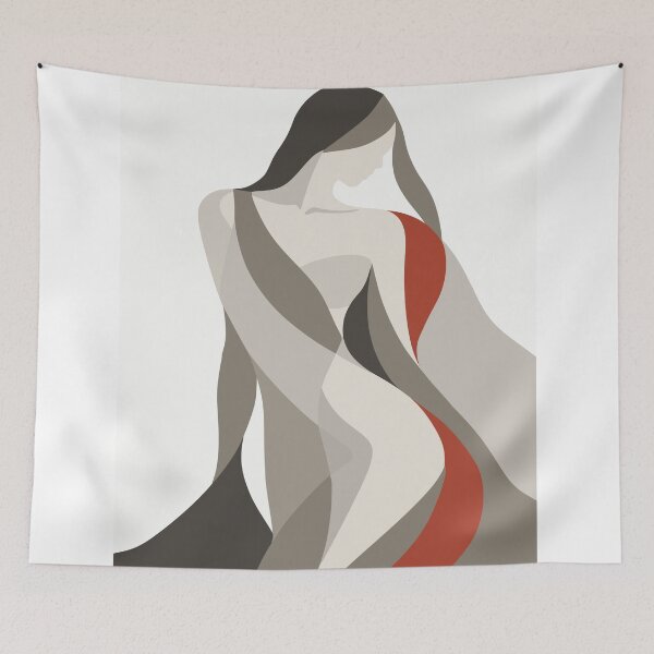 Item preview, Abstract Female Figure Print designed and sold by Studio pod Burom.