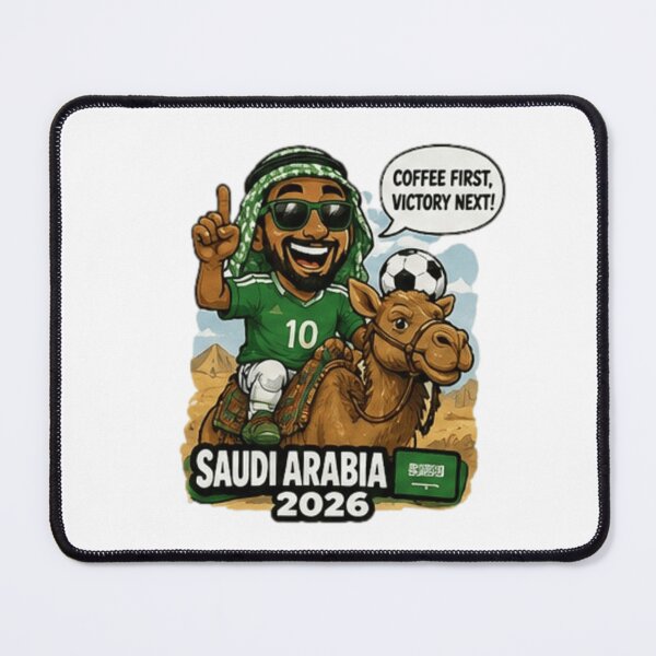 Item preview, Saudi Arabia 2026 Soccer Fan Sticker designed and sold by syndia2209.