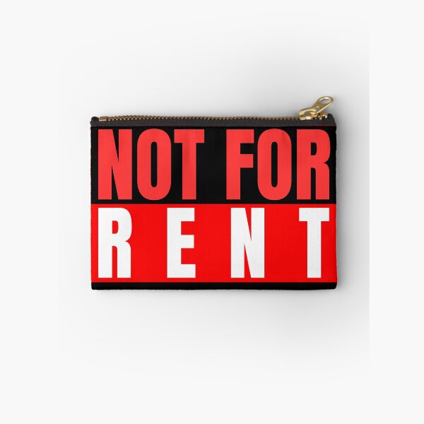 Item preview, Not For Rent Funny Bold Typography T-Shirt Sarcastic Independent Gift Tee designed and sold by oonproducts.