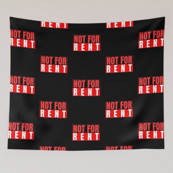 Item preview, Not For Rent Funny Bold Typography T-Shirt Sarcastic Independent Gift Tee designed and sold by oonproducts.