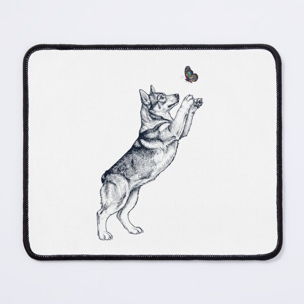 Item preview, Vintage Swedish Vallhund with Butterfly Dog Mom Owner designed and sold by TerryConnells.