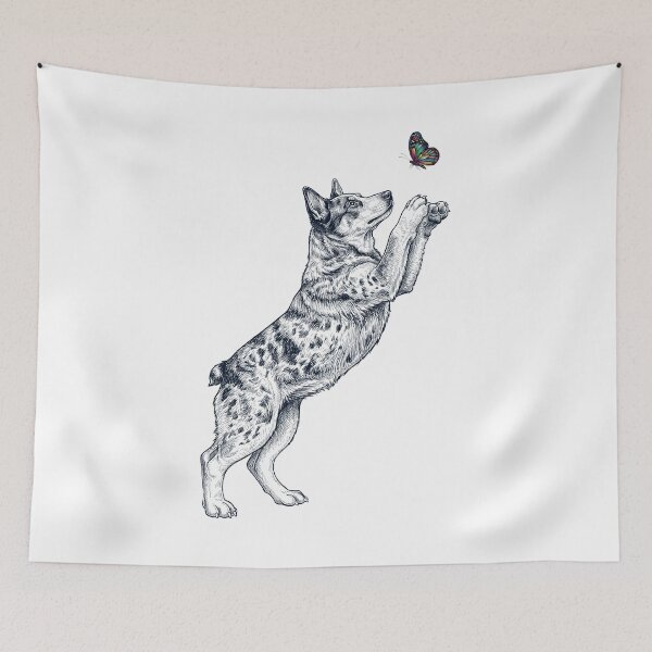 Item preview, Vintage Texas Heeler with Butterfly Dog Mom Owner designed and sold by TerryConnells.