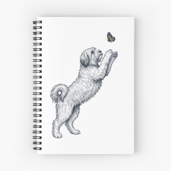 Item preview, Vintage Tibetan Terrier with Butterfly Dog Mom Owner designed and sold by TerryConnells.