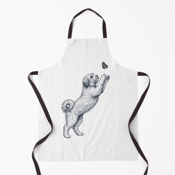 Item preview, Vintage Tibetan Terrier with Butterfly Dog Mom Owner designed and sold by TerryConnells.