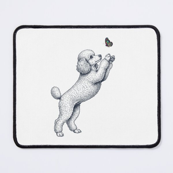 Item preview, Vintage Toy Poodle with Butterfly Dog Mom Owner designed and sold by TerryConnells.