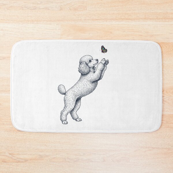 Item preview, Vintage Toy Poodle with Butterfly Dog Mom Owner designed and sold by TerryConnells.
