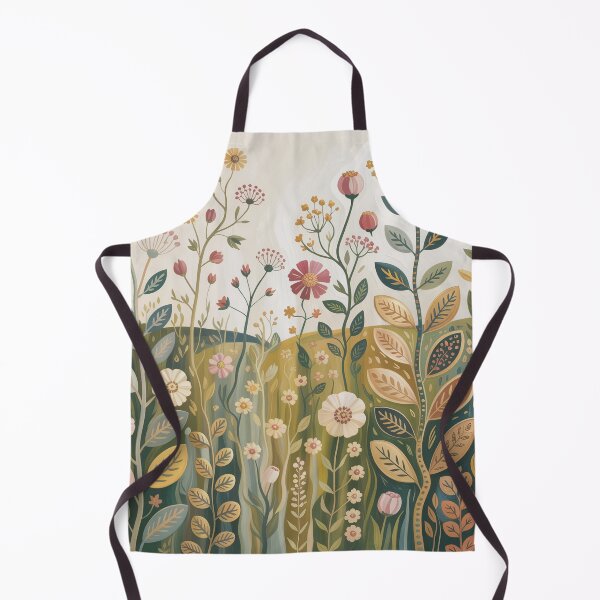 Item preview, Gustav Klimt Style Wildflower Meadow Art Nouveau Gold Floral Print designed and sold by Tamas Das.