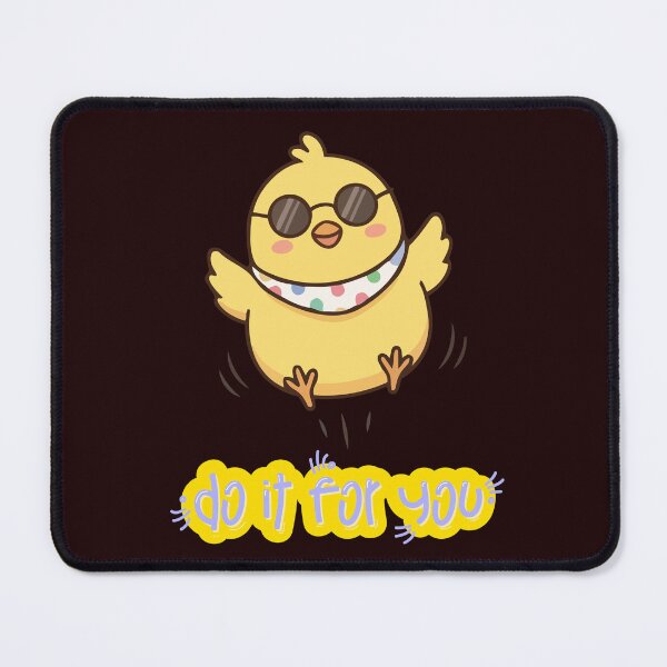 Item preview, Kawaii cute chicken with positive vibe do it for you Cute Cool Chick Do It For You Sticker | Kawaii Funny Yellow Baby Chick Cartoon designed and sold by JessLamunn89.