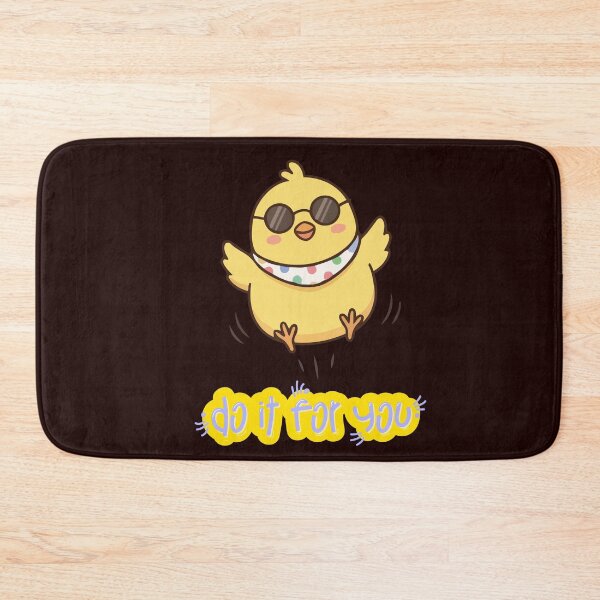 Item preview, Kawaii cute chicken with positive vibe do it for you Cute Cool Chick Do It For You Sticker | Kawaii Funny Yellow Baby Chick Cartoon designed and sold by JessLamunn89.