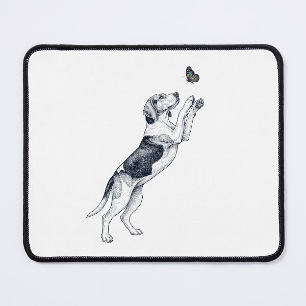 Item preview, Vintage Treeing Walker Coonhound with Butterfly Dog Mom Owner designed and sold by TerryConnells.