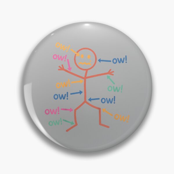 Item preview, Funny Ow Ow Ow Ow Saying Body Pain Character Humor Sarcastic designed and sold by mjohnson9.
