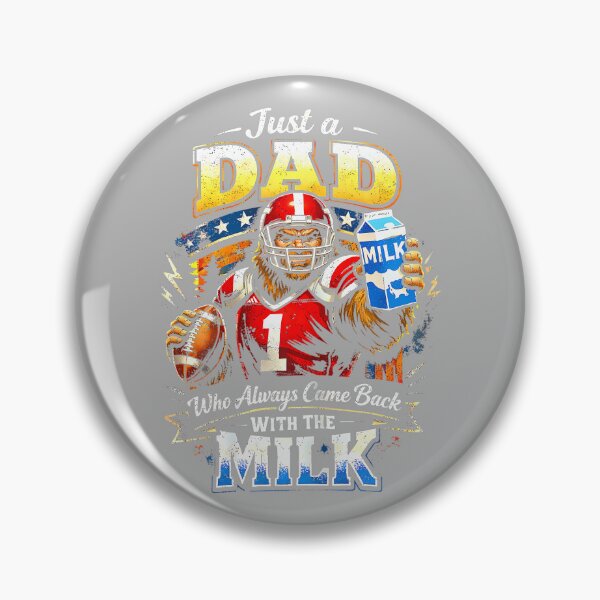 Item preview, Sasquatch Football Dad Who Always Came Back with The Milk designed and sold by GreggRoss.