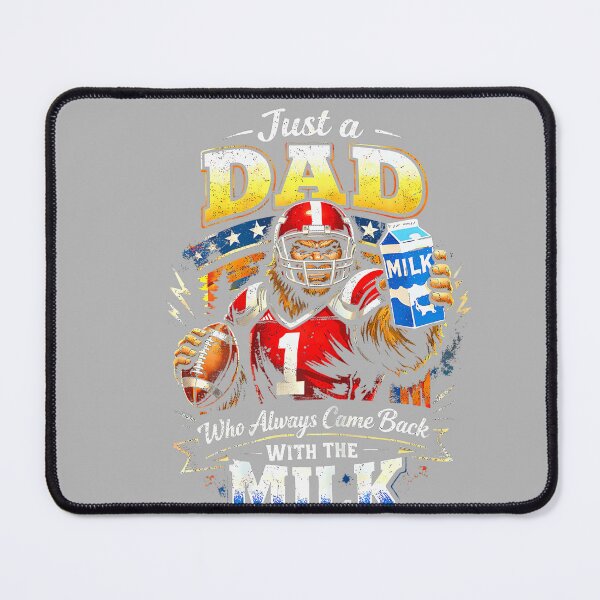 Item preview, Sasquatch Football Dad Who Always Came Back with The Milk designed and sold by GreggRoss.
