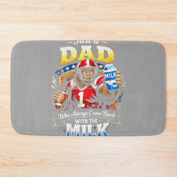 Item preview, Sasquatch Football Dad Who Always Came Back with The Milk designed and sold by GreggRoss.