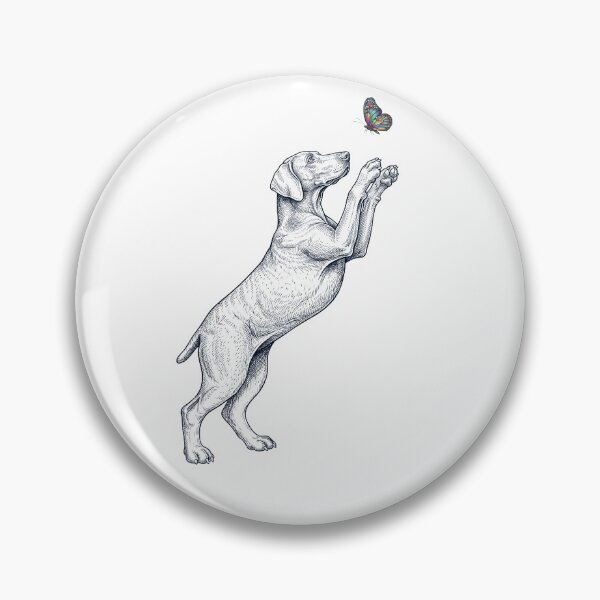 Item preview, Vintage Weimaraner with Butterfly Dog Mom Owner designed and sold by TerryConnells.