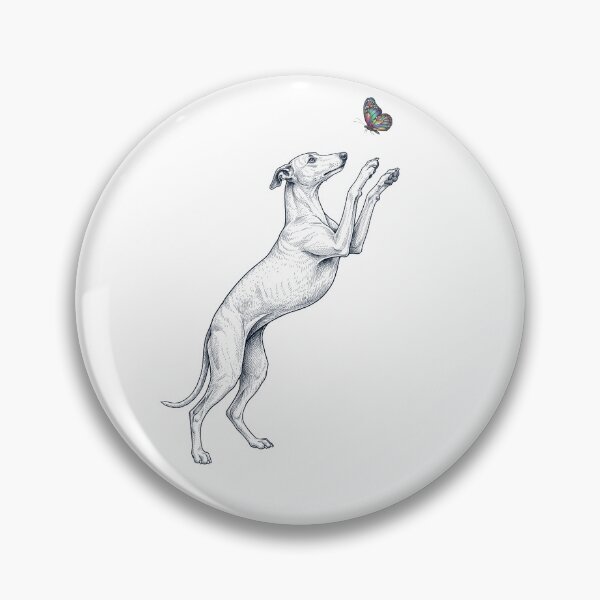 Item preview, Vintage Whippet with Butterfly Dog Mom Owner designed and sold by TerryConnells.