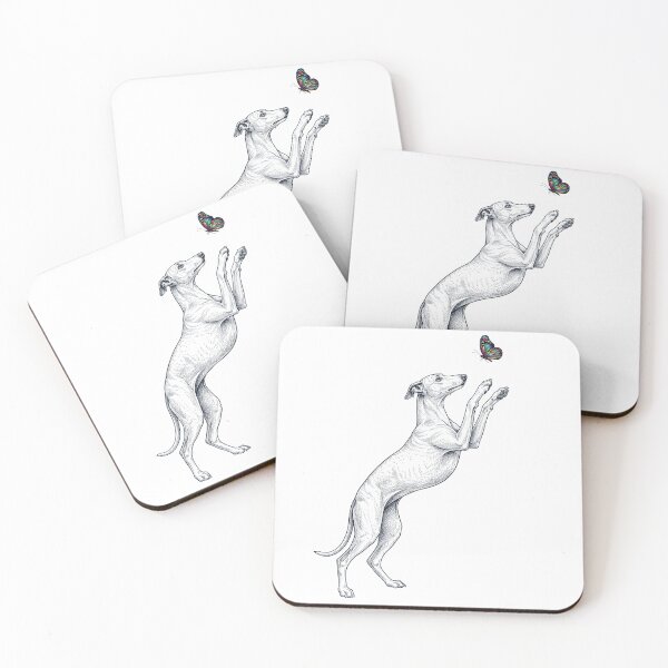 Item preview, Vintage Whippet with Butterfly Dog Mom Owner designed and sold by TerryConnells.