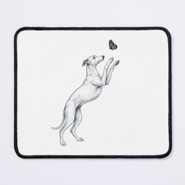 Item preview, Vintage Whippet with Butterfly Dog Mom Owner designed and sold by TerryConnells.