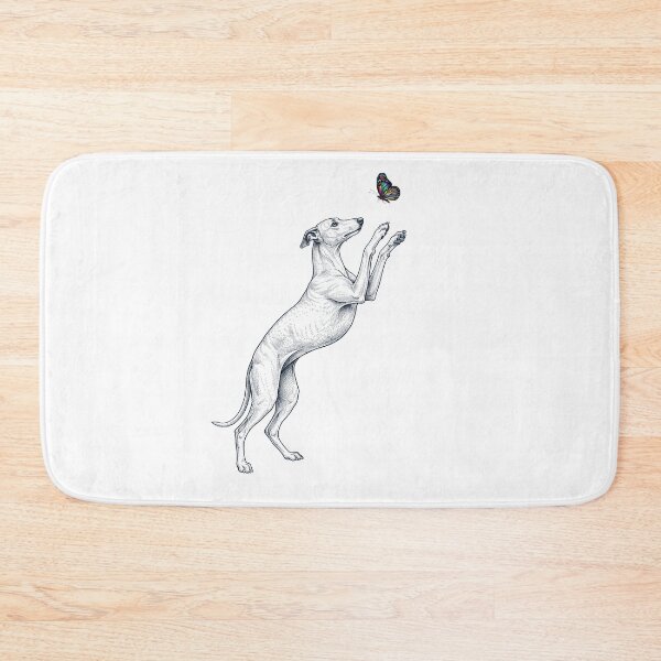 Item preview, Vintage Whippet with Butterfly Dog Mom Owner designed and sold by TerryConnells.