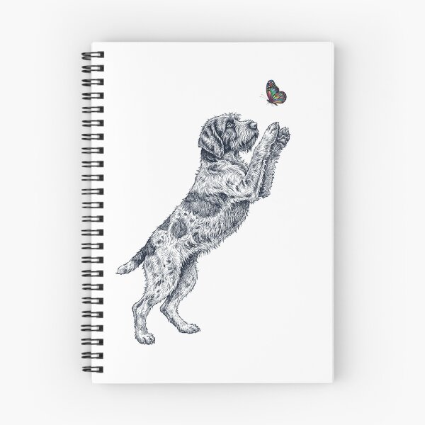 Item preview, Vintage Wirehaired Pointing Griffon with Butterfly Dog Mom Owner designed and sold by TerryConnells.