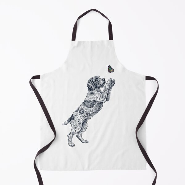 Item preview, Vintage Wirehaired Pointing Griffon with Butterfly Dog Mom Owner designed and sold by TerryConnells.