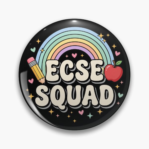 Item preview, ECSE Squad – Cute Kawaii School Squad Teacher Appreciation Design designed and sold by DesignDoodleArt.
