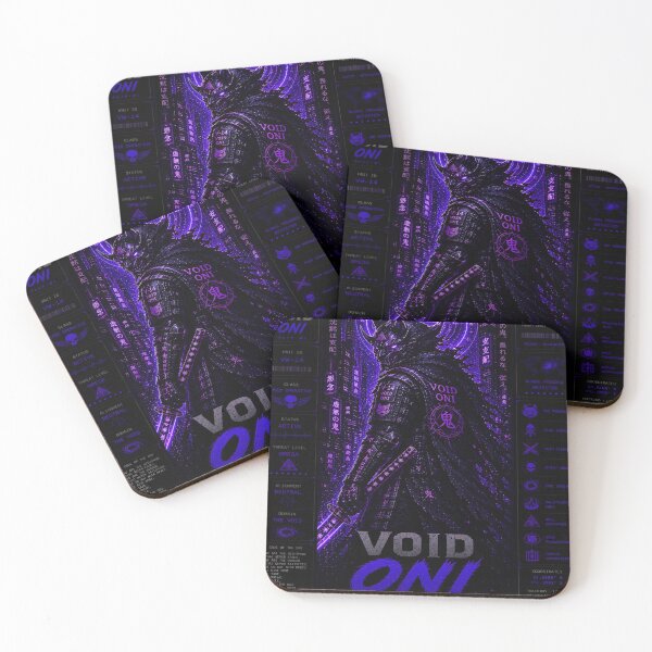 Item preview, Void Oni (Series 9) - Cyberpunk Interstellar Demon Mecha Warrior Art designed and sold by RiteshCenter .