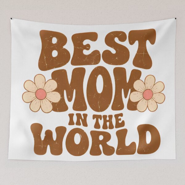 Item preview, Best Mom in the World retro typography design designed and sold by By:MarcinK.