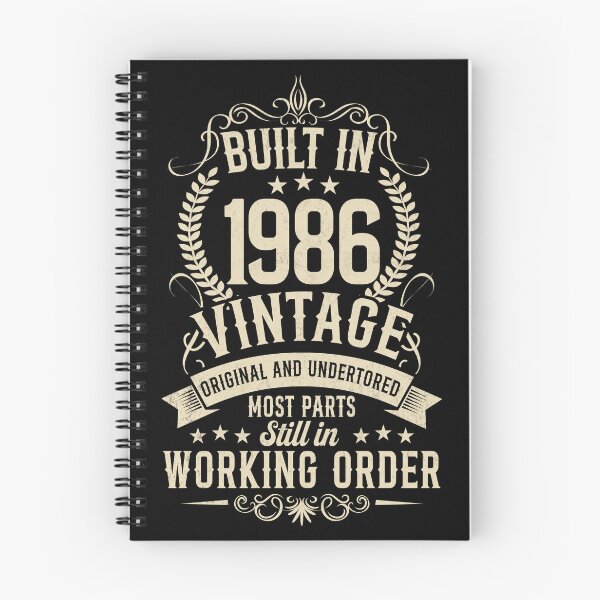 Item preview, Built In 1986 Vintage 40th Birthday Funny Retro Party Gift designed and sold by FernaRoje.