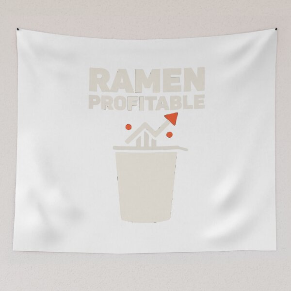 Item preview, Ramen Profitable Startup Humor designed and sold by Bianca Oltean.