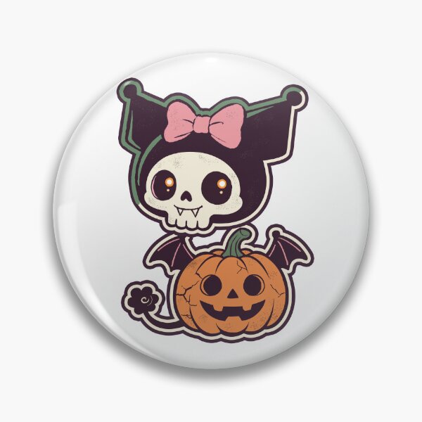 Item preview, Pink Bow Skull & Bat Wing Pumpkin designed and sold by SugarCore.