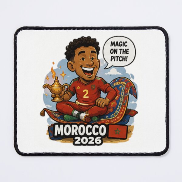 Item preview, Morocco 2026 Soccer Fan Sticker designed and sold by syndia2209.