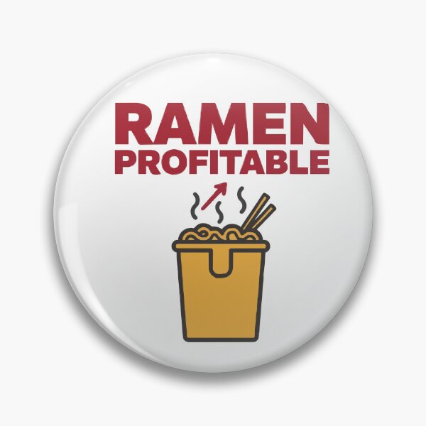 Item preview, Ramen Profitable Startup Humor designed and sold by Bianca Oltean.
