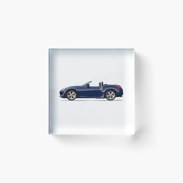Item preview, NISSAN 370Z ROADSTER 2014 DEEP BLUE designed and sold by Grubby Fingers Aircraft Illustration.