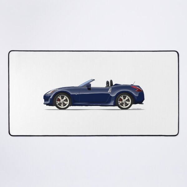 Item preview, NISSAN 370Z ROADSTER 2014 DEEP BLUE designed and sold by Grubby Fingers Aircraft Illustration.
