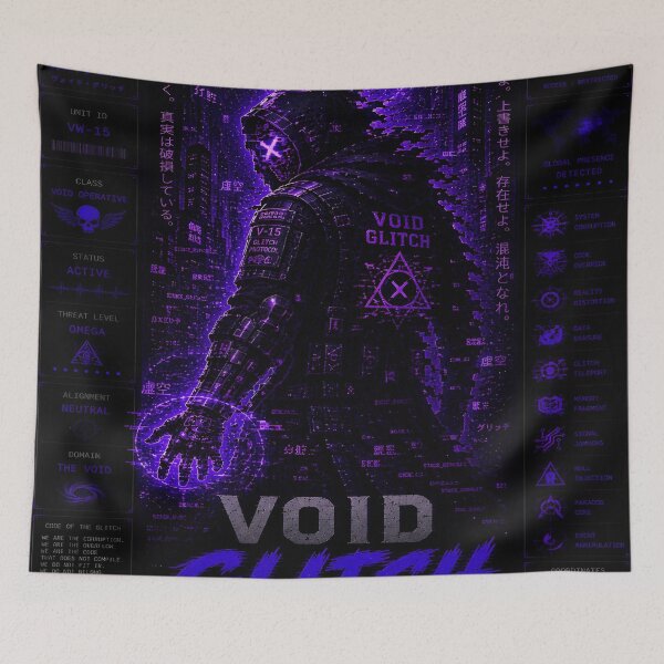 Item preview, Void Glitch (Series 9) - Cyberpunk Interstellar System Corruption Malware Art designed and sold by RiteshCenter.