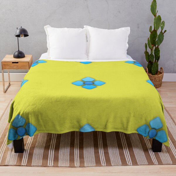 Item preview, Blue Geometric Floral Pattern Abstract Blue Blossom Design designed and sold by Faali950.