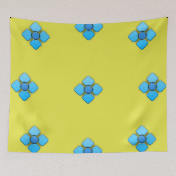 Item preview, Blue Geometric Floral Pattern Abstract Blue Blossom Design designed and sold by Faali950.