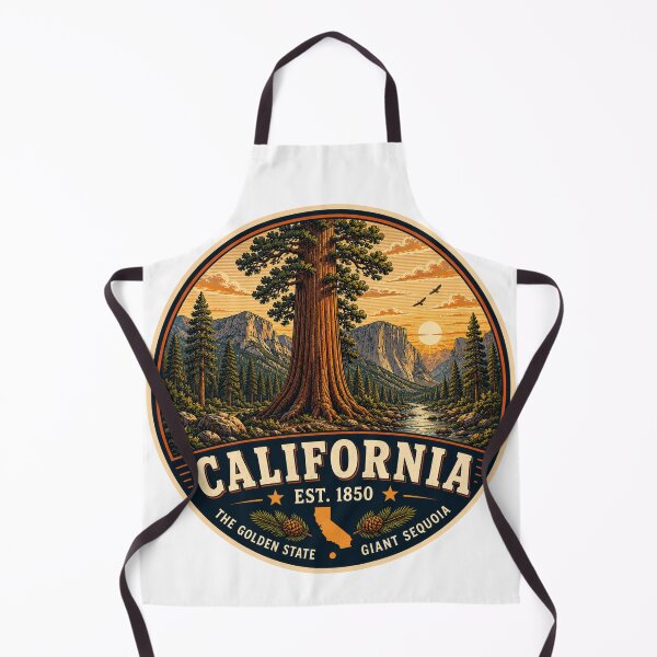 Item preview, California Retro State Badge – Vintage Travel Graphic designed and sold by Mac Sketches.