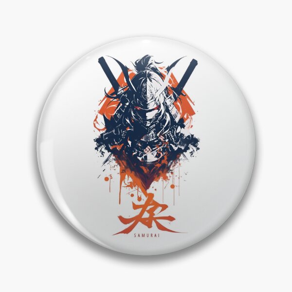 Artikelvorschau, Samurai-Geistkrieger | Japanische Ronin-Maskenkunst | Anime-inspirierte Samurai-Rüstungsgrafik entworfen und verkauft von Dyan4.