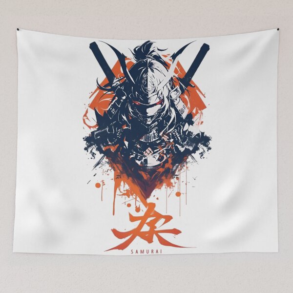 Item preview, Samurai Spirit Warrior | Japanese Ronin Mask Art | Anime Inspired Samurai Armor Graphic designed and sold by Dyan4.