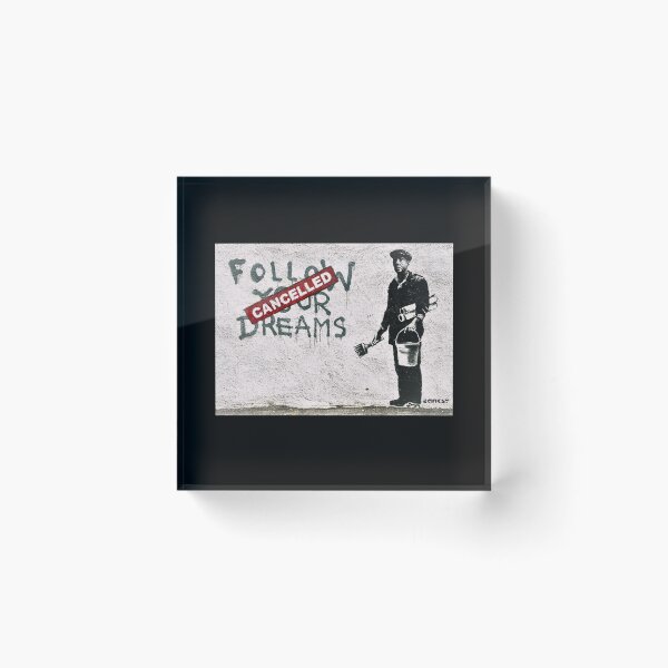 Item preview, Banksy Follow Your Dreams Cancelled Flower Thrower  designed and sold by Kaibosh21.