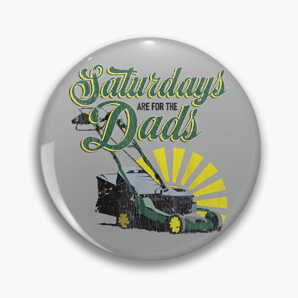 Item preview, Saturdays are for The Dads Lawn Mower Retro Vintage designed and sold by GreggRoss.