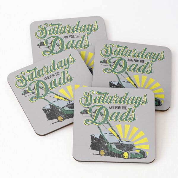 Item preview, Saturdays are for The Dads Lawn Mower Retro Vintage designed and sold by GreggRoss.