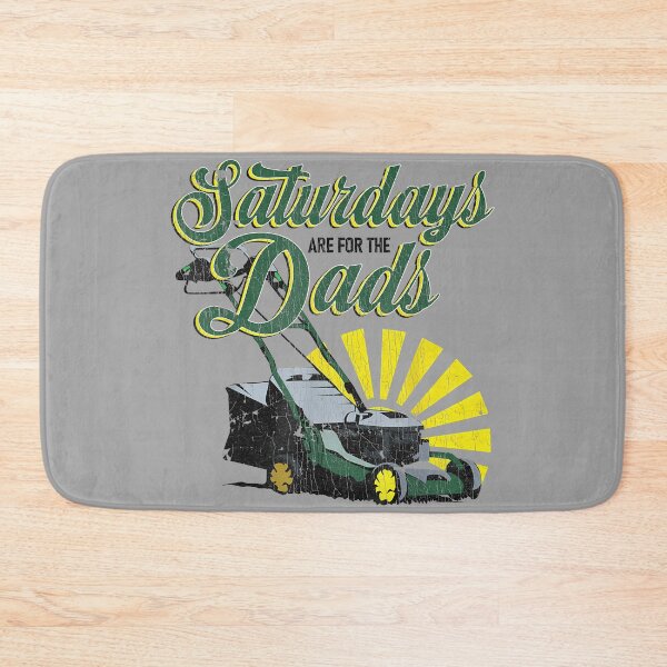 Item preview, Saturdays are for The Dads Lawn Mower Retro Vintage designed and sold by GreggRoss.