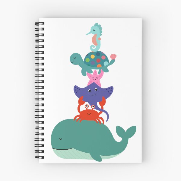 Item preview, Ocean Friends Animal Tower designed and sold by OlhaDreamArt.