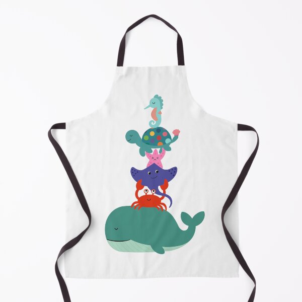 Item preview, Ocean Friends Animal Tower designed and sold by OlhaDreamArt.